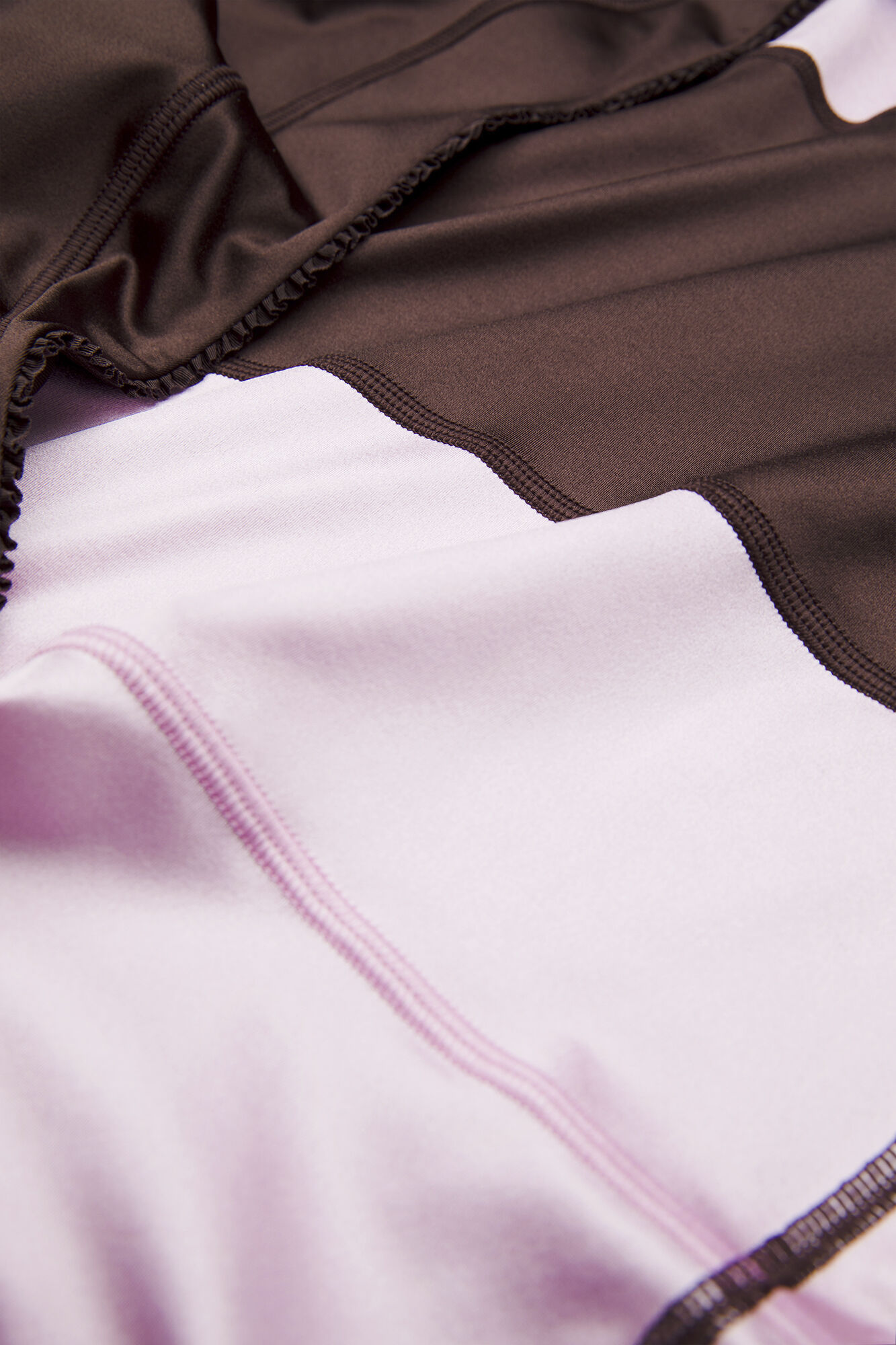 Ruffle-Trim MR Tight in Brown, Recycled Polyamide, in colour Espresso - 6 - GANNI