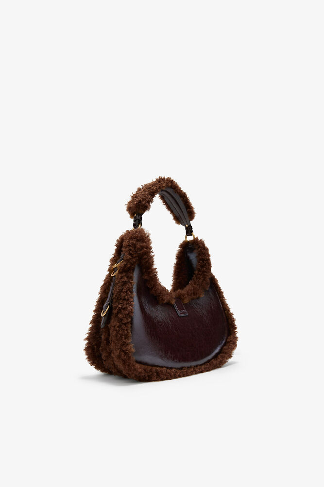 Kleine Kat Tasche in Braun, Demitasse