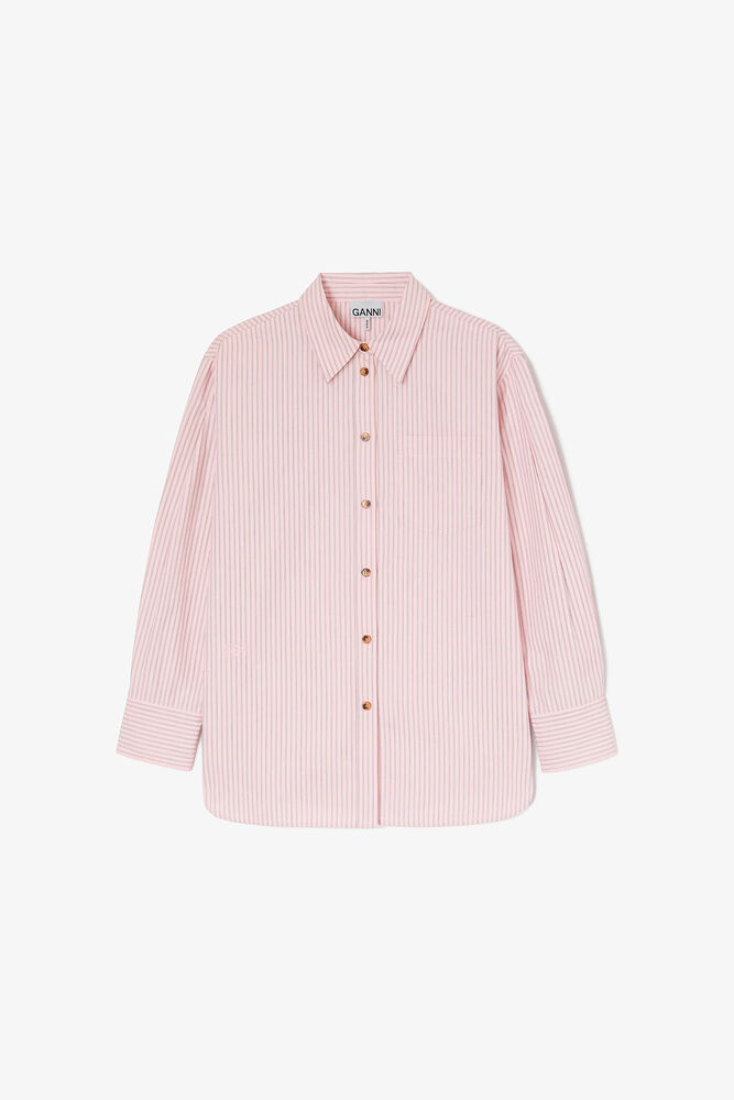 Pink Stripe Shirt, Chalk Pink