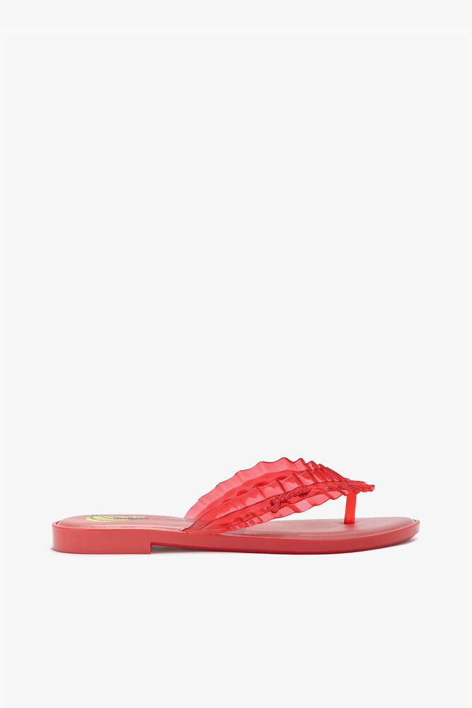 Melissa flip flop i rød, Racing Red