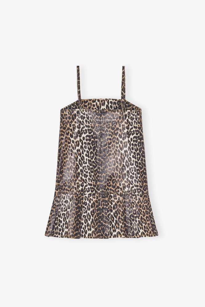 Leopard Foil Dress, Leopard