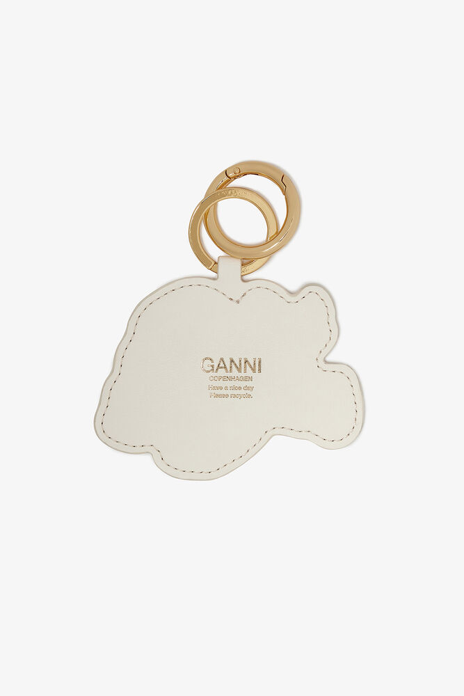 Brown Puppy Keyring, Tobacco Brown
