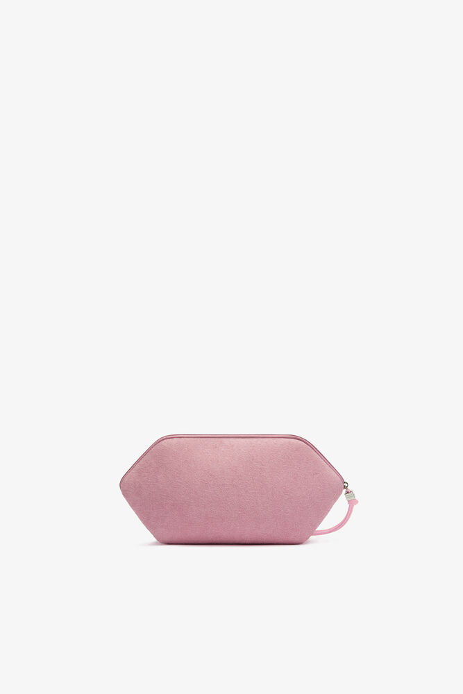 Bikini Pouch with Crab, Parfait Pink