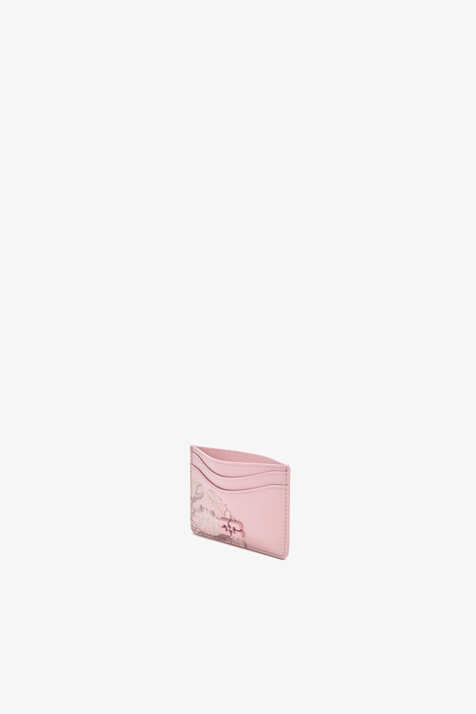 Bou Card Holder in Pink, Pink Nectar