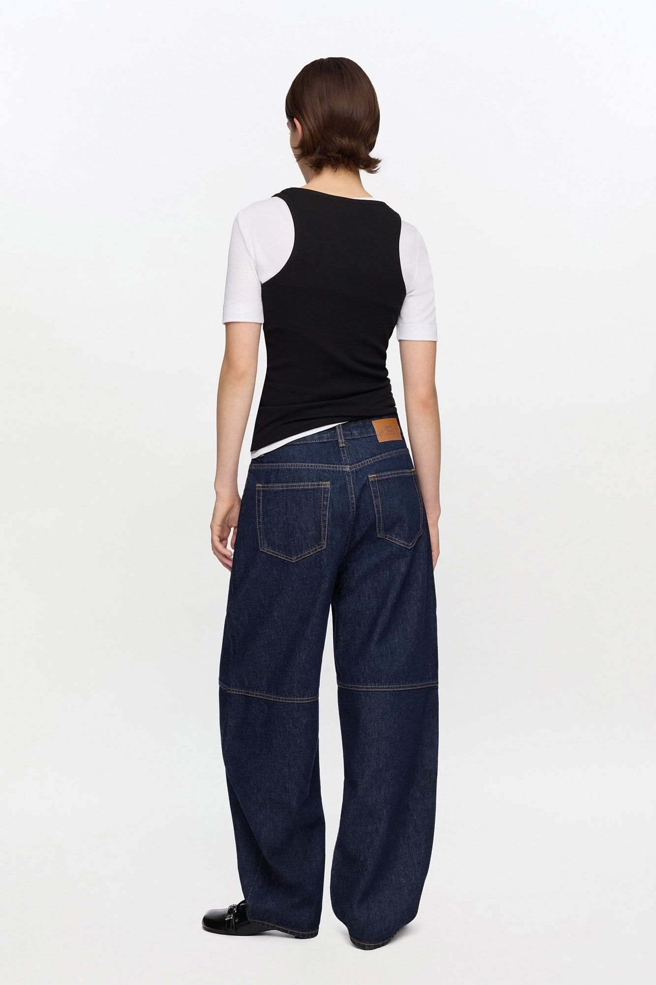 Stary-jeans i mørk vask, Organic Cotton, in colour Rinse - 2 - GANNI