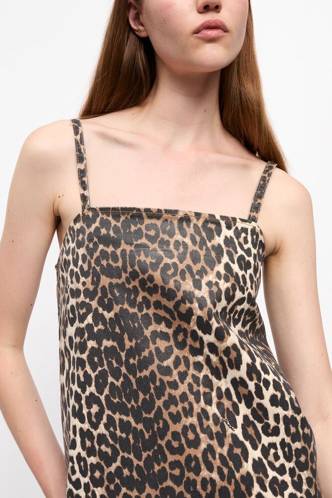 Leopard Foil Dress, Leopard