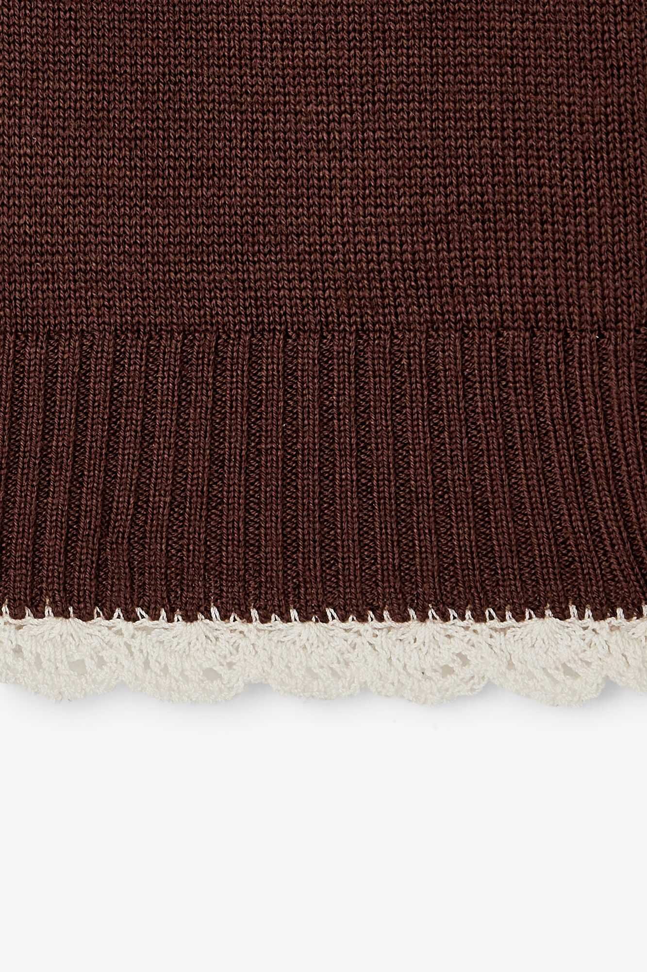Sweater in Brown Wool, Wool, in colour Chicory Coffee - 2 - GANNI