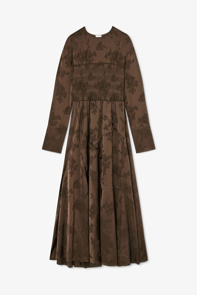 Dress in Brown Satin, Demitasse