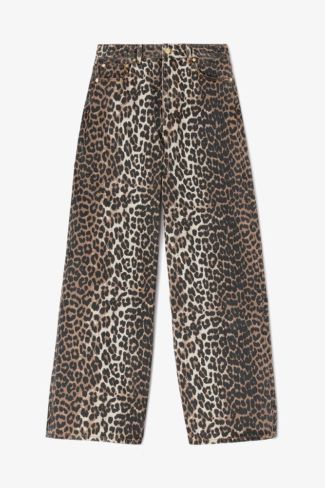 Lari jeans i leopard, Almond Milk