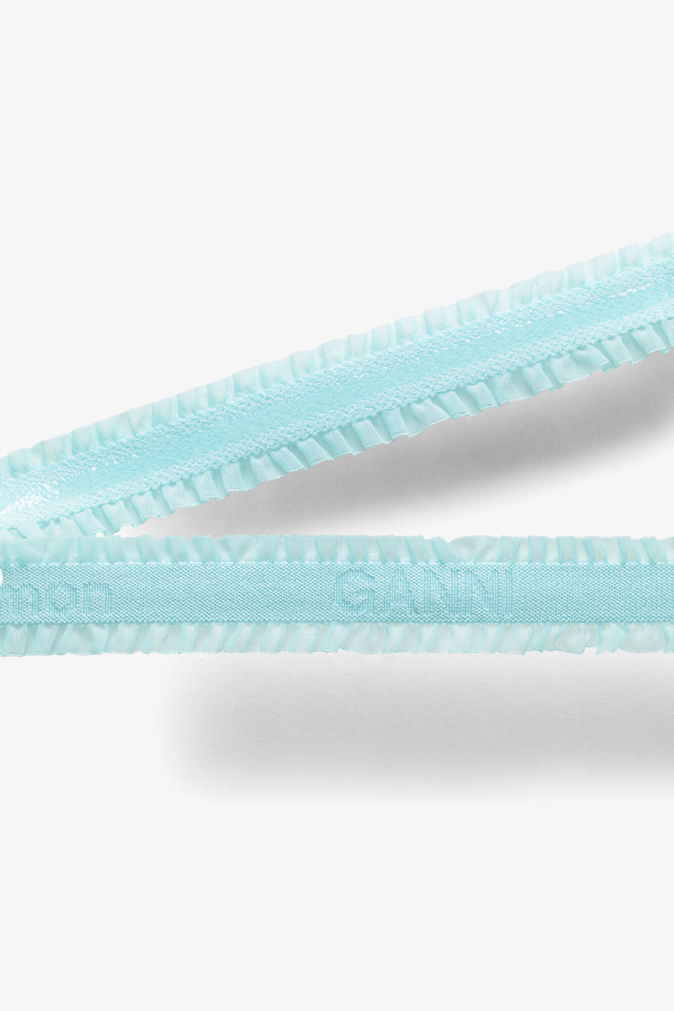 Ruffled Skinny Headbands 5 Pack, Elastane, in colour Multicolour - 2 - GANNI