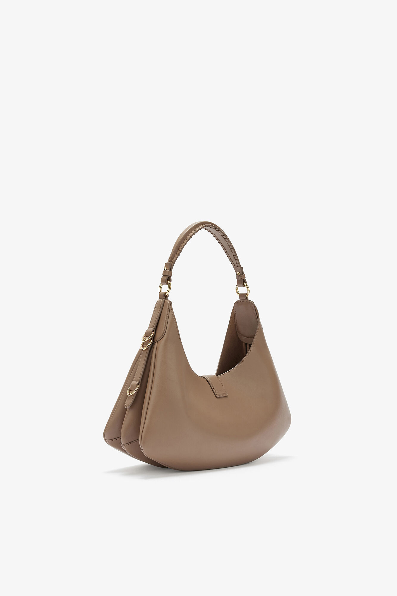 Small Kat Bag in Brown, Recycled Leather, in colour Coca Mocha - 2 - GANNI