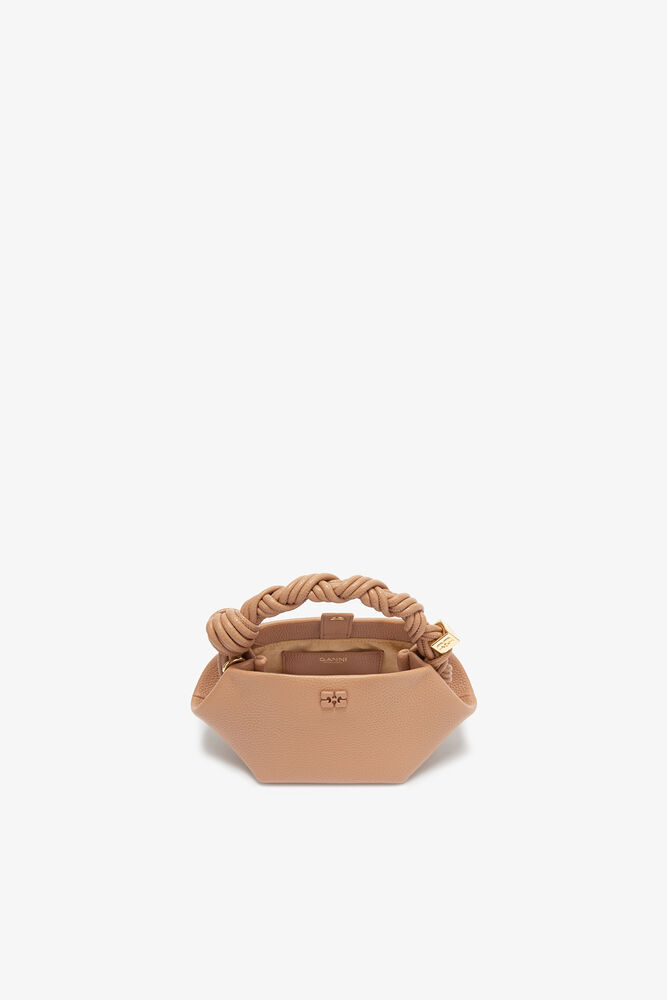 Sac mini Bou marron grainé, Tawny Birch