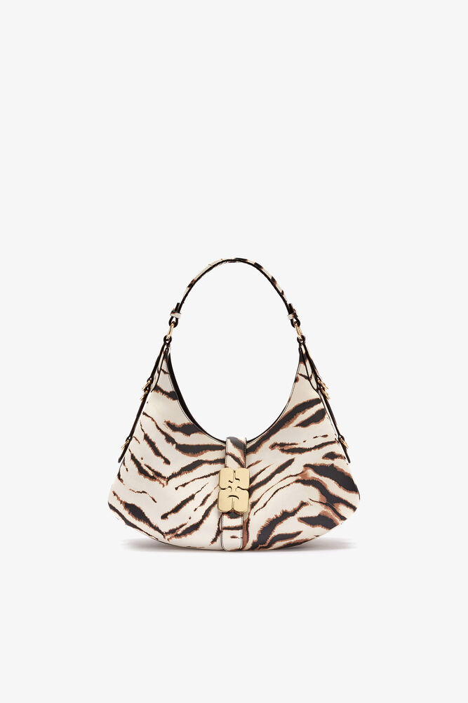 Small Kat Bag in Zebra, Egret