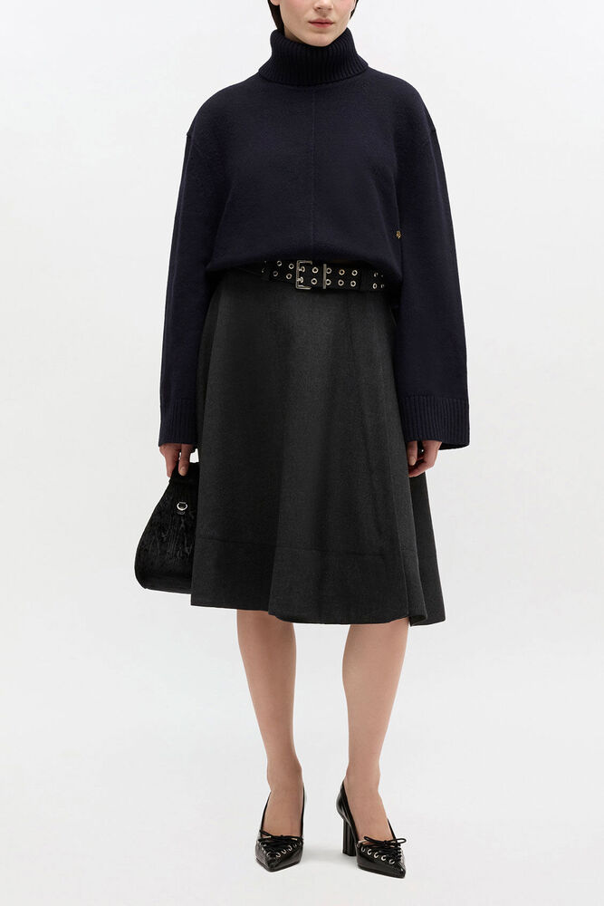 Wool Turtleneck Jumper, Sky Captain