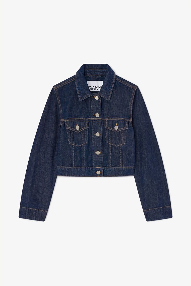 Jacket in Rinse Denim, Rinse
