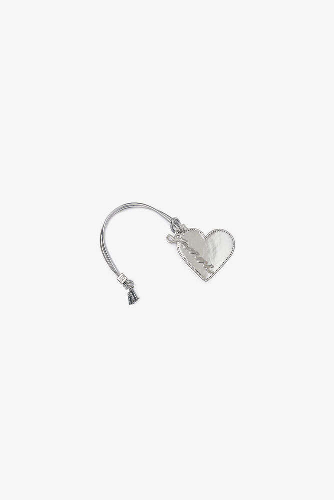 Silver Bou Heart Mirror, Silver