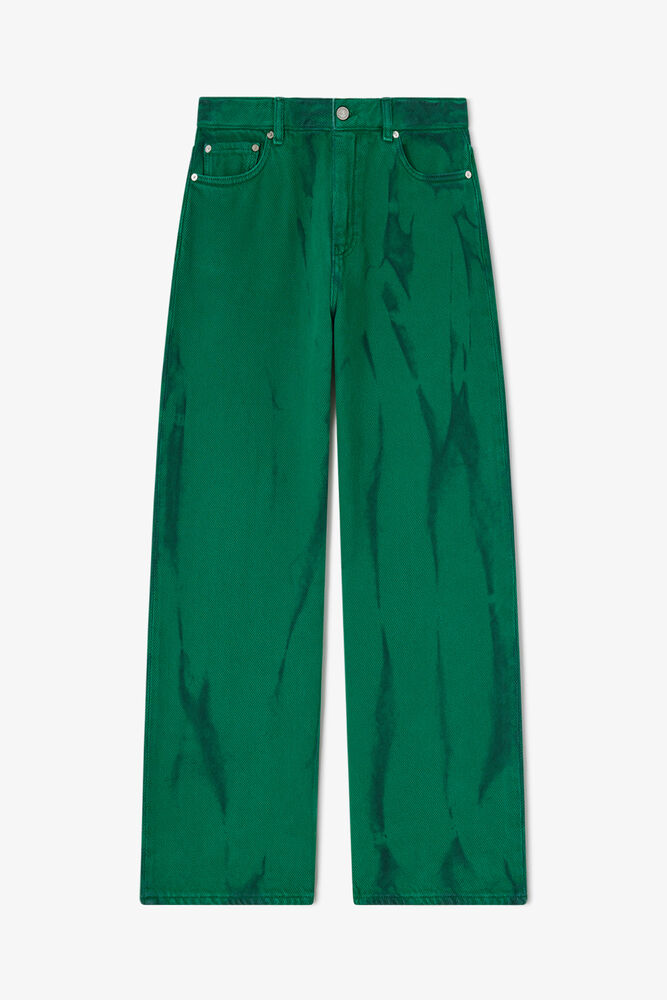Jean en denim épais Izey, Fern Green