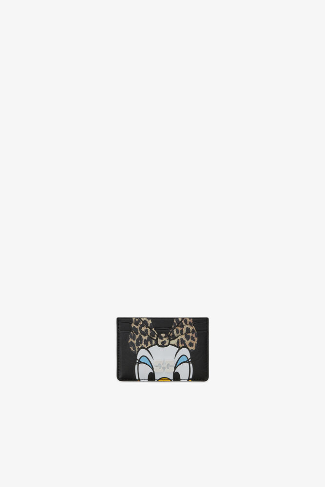 Bou Card Holder with Daisy Duck, Black