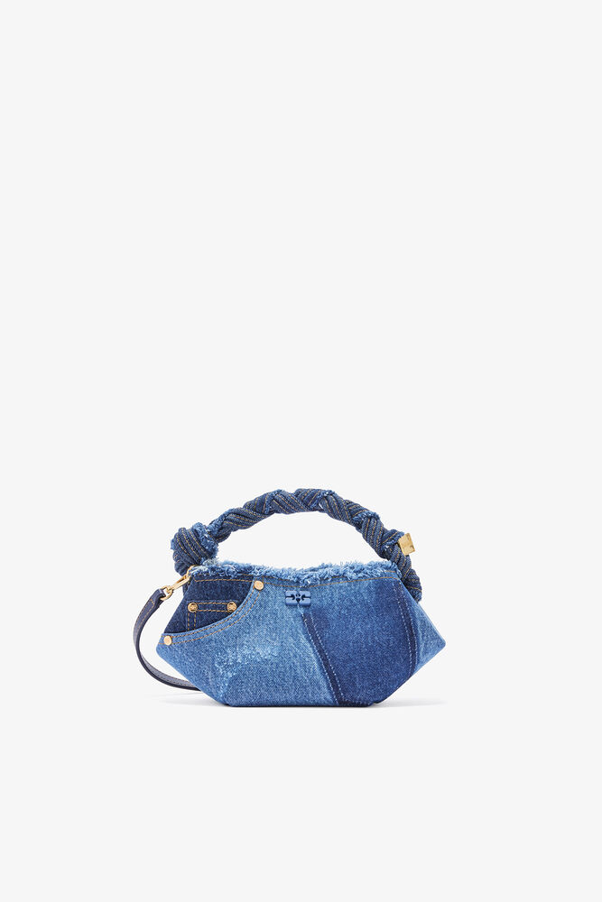Mini Bou Bag in Denim, Mid Blue Vintage