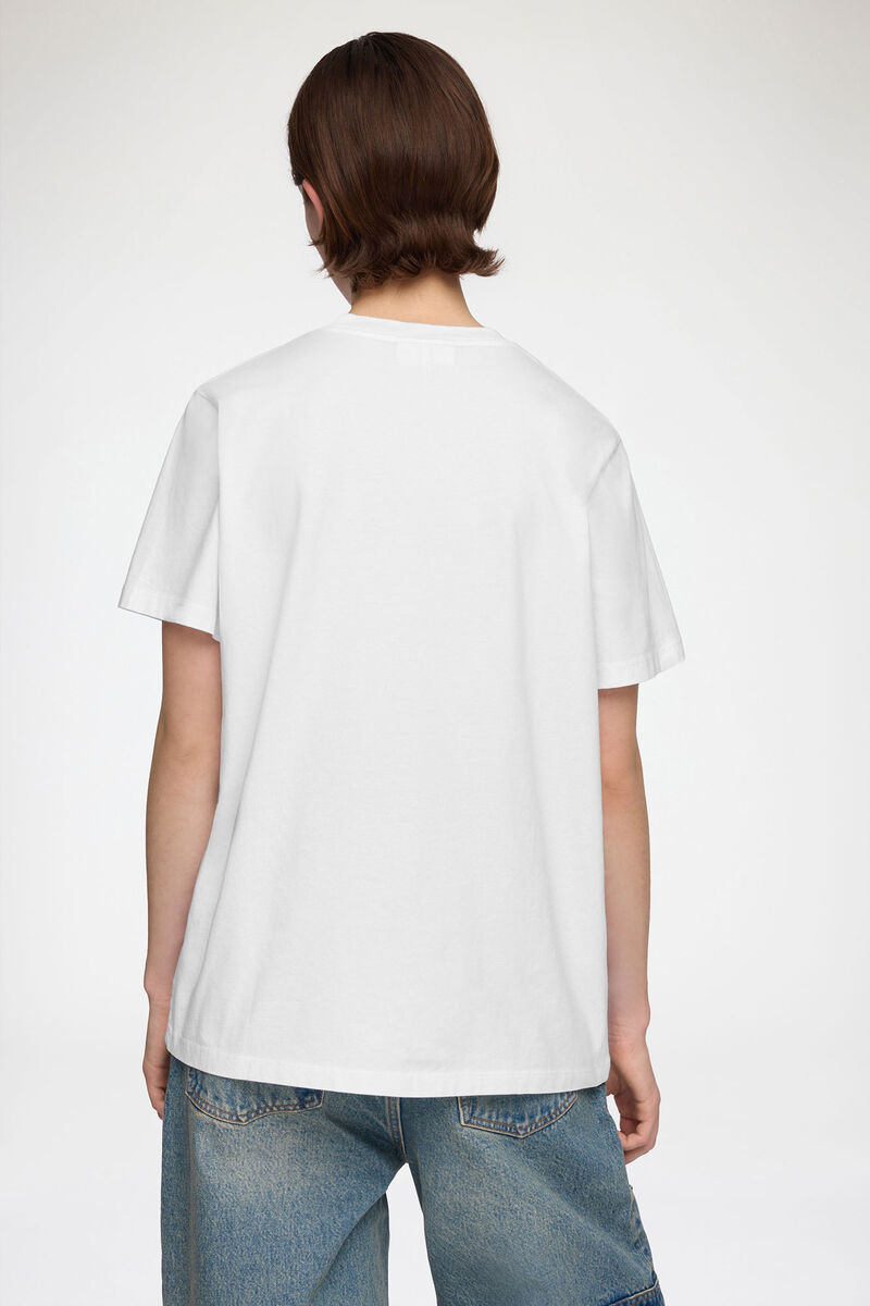 T-shirt with Minnie Mouse & Daisy Duck, Organic Cotton, in colour Bright White - 3 - GANNI