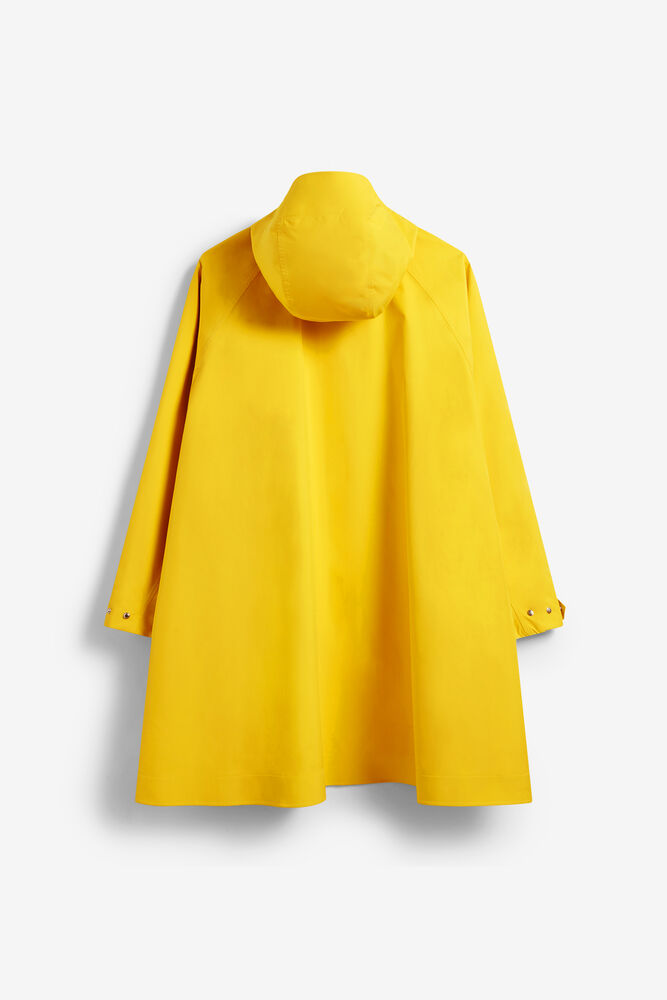Poncho in 10K Waterproof Shell, Lemon