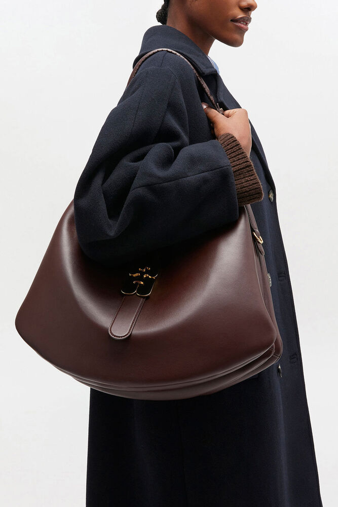 Large Kat Bag in Brown, Chicory Coffee