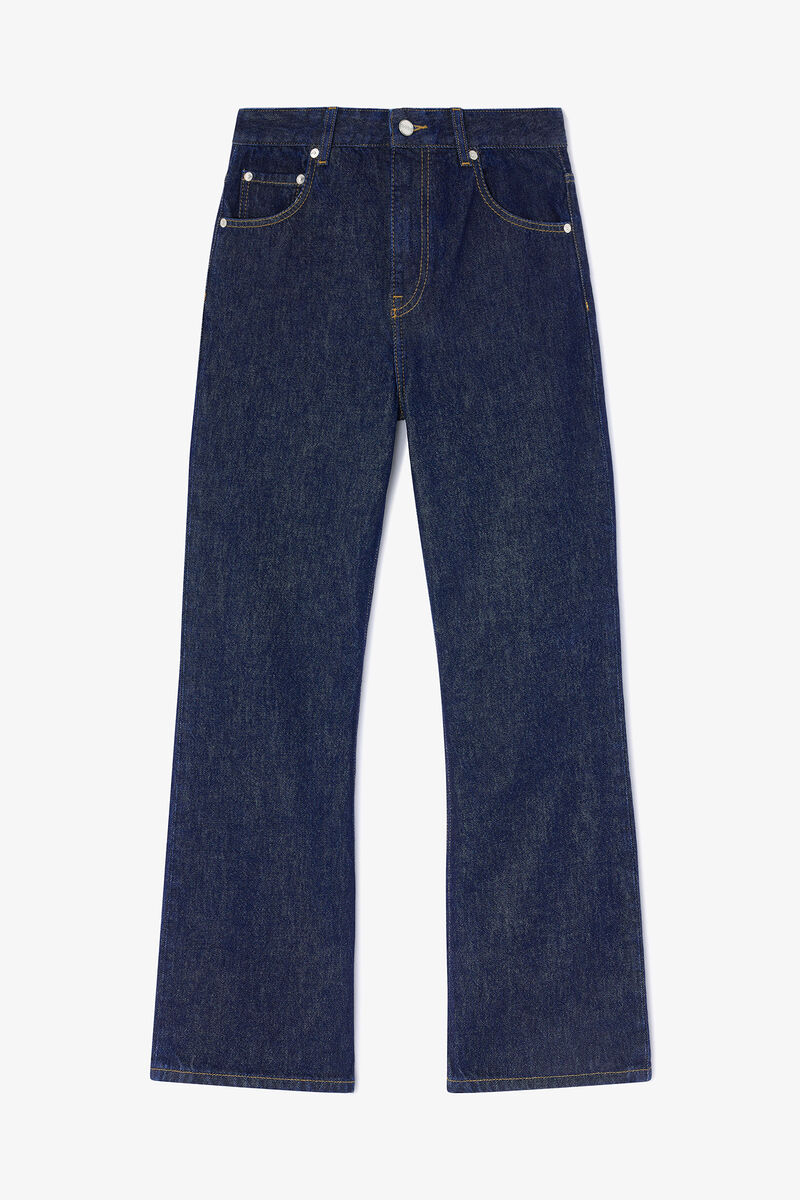 Jean foncé Betzy, Organic Cotton, in colour Rinse - 1 - GANNI