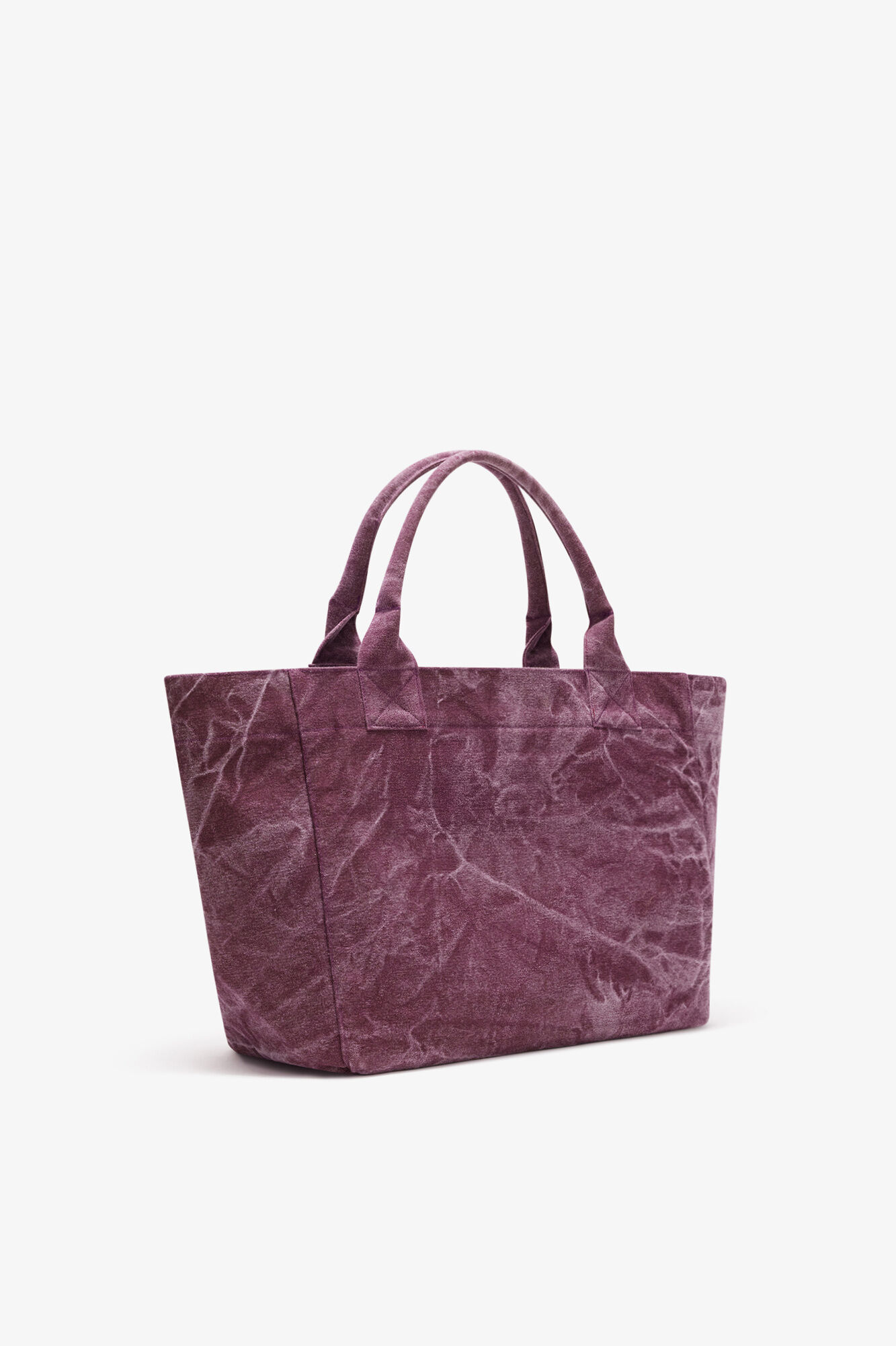 Tote Medium with Forest Teddy, Recycled Cotton, in colour Port Royale - 2 - GANNI