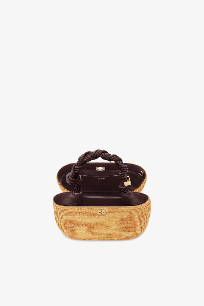 Sac petit Bou en paille, Italian Straw