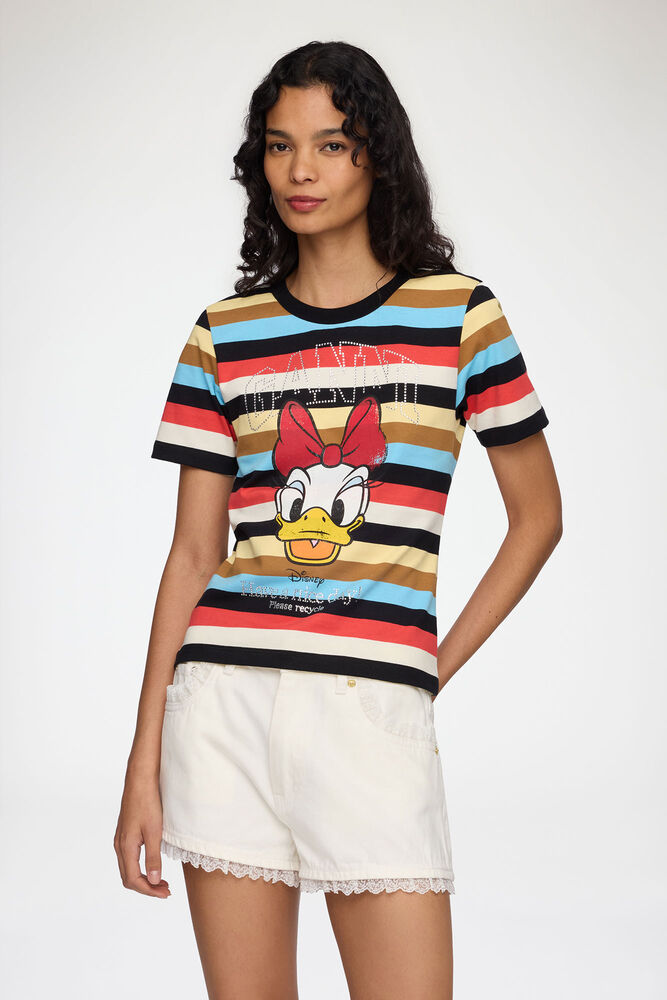 Baby Fit T-shirt with Daisy Duck, Multicolour