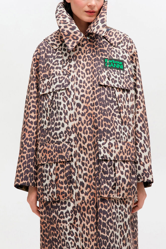 Long Coat in Leopard, Leopard