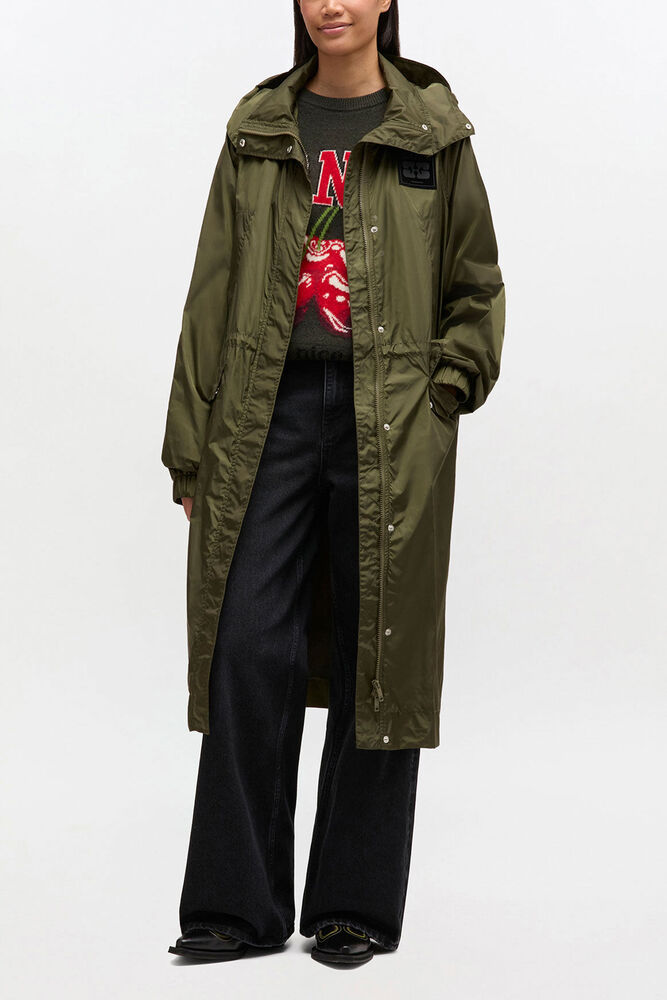 Nylon Parka Coat, Kalamata