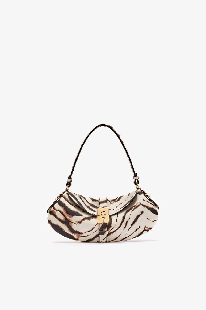 B-Kat Bag in Zebra, Egret