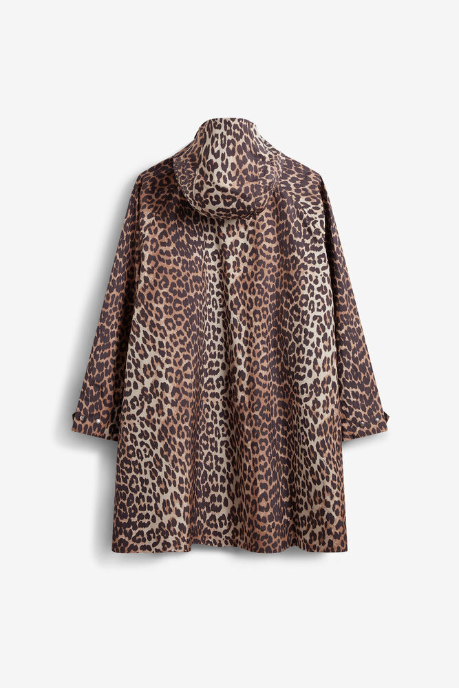 Poncho in 10K Waterproof Shell, Almond Milk