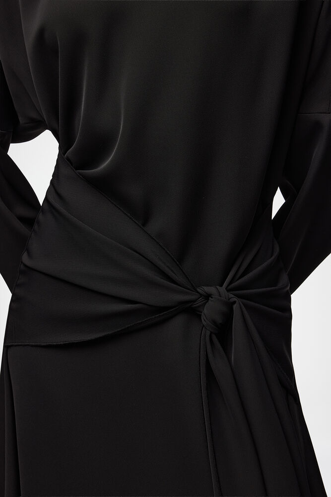 Dress in Black Crepe, Black