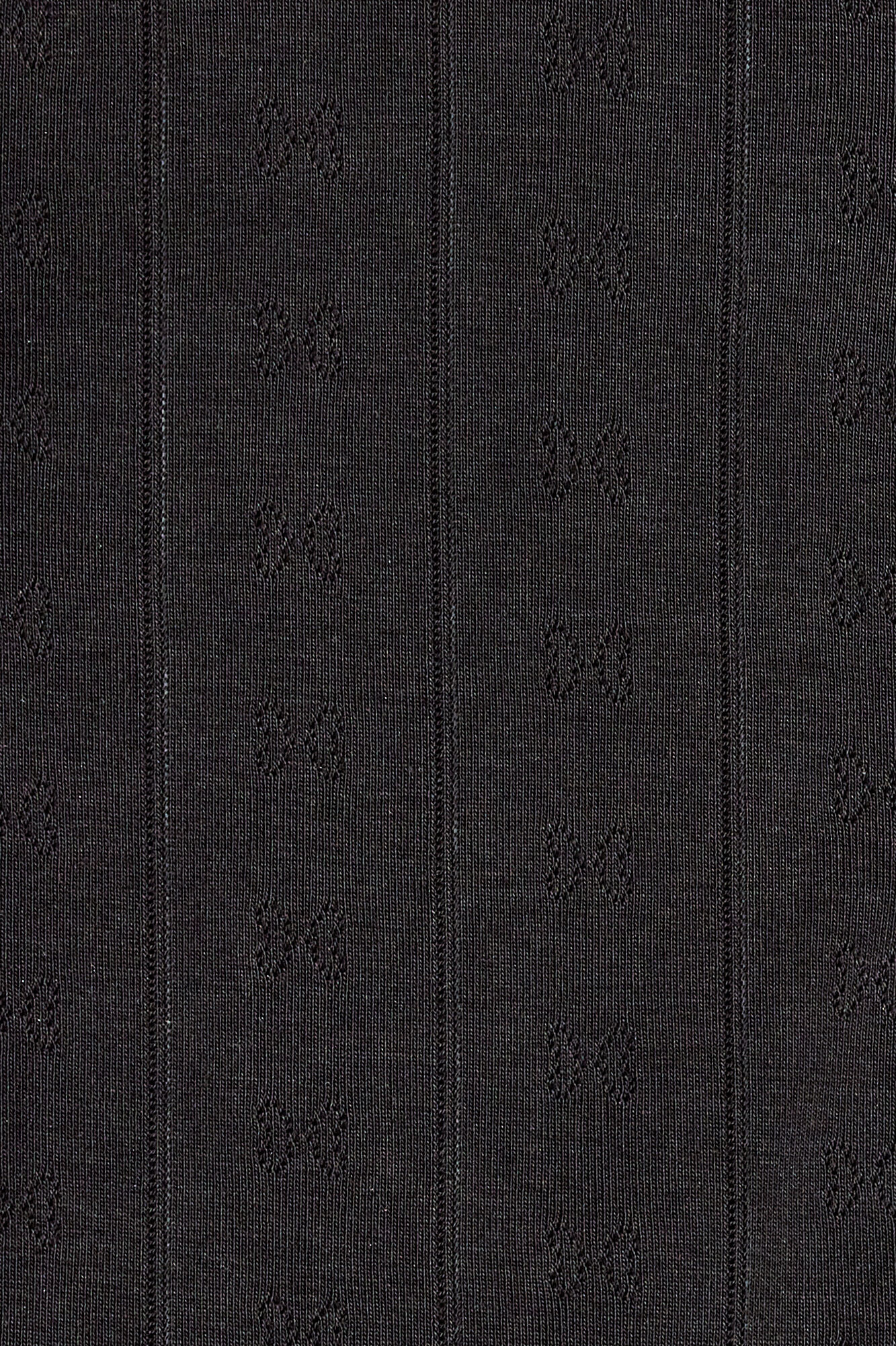ブラック ポインテル トップ, Organic Cotton, in colour Black - 2 - GANNI