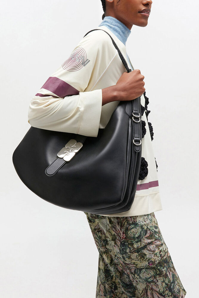 Large Kat Bag in Black, Black