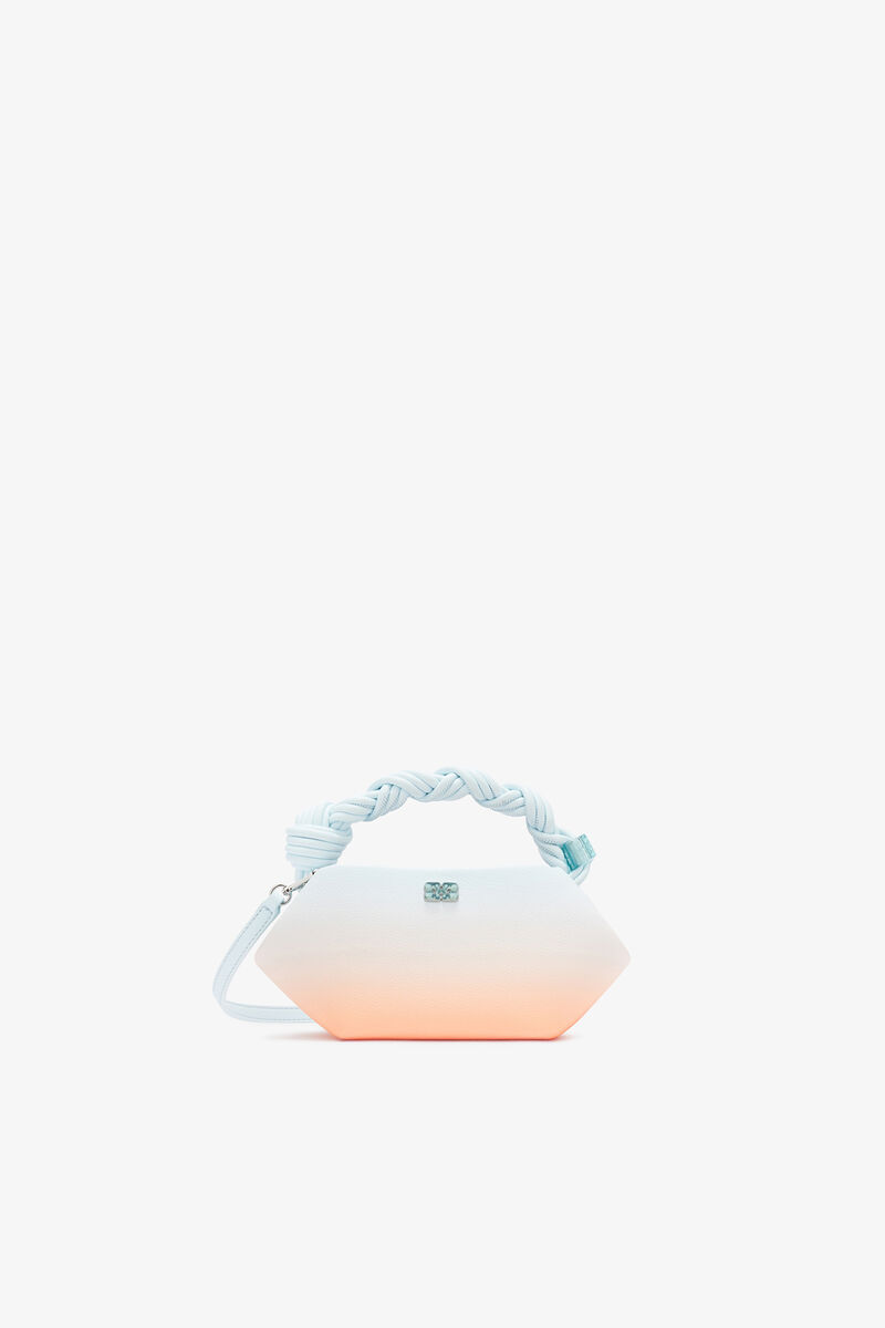 Mini Bou Bag in Gradient, Polyester, in colour Country Air - 1 - GANNI
