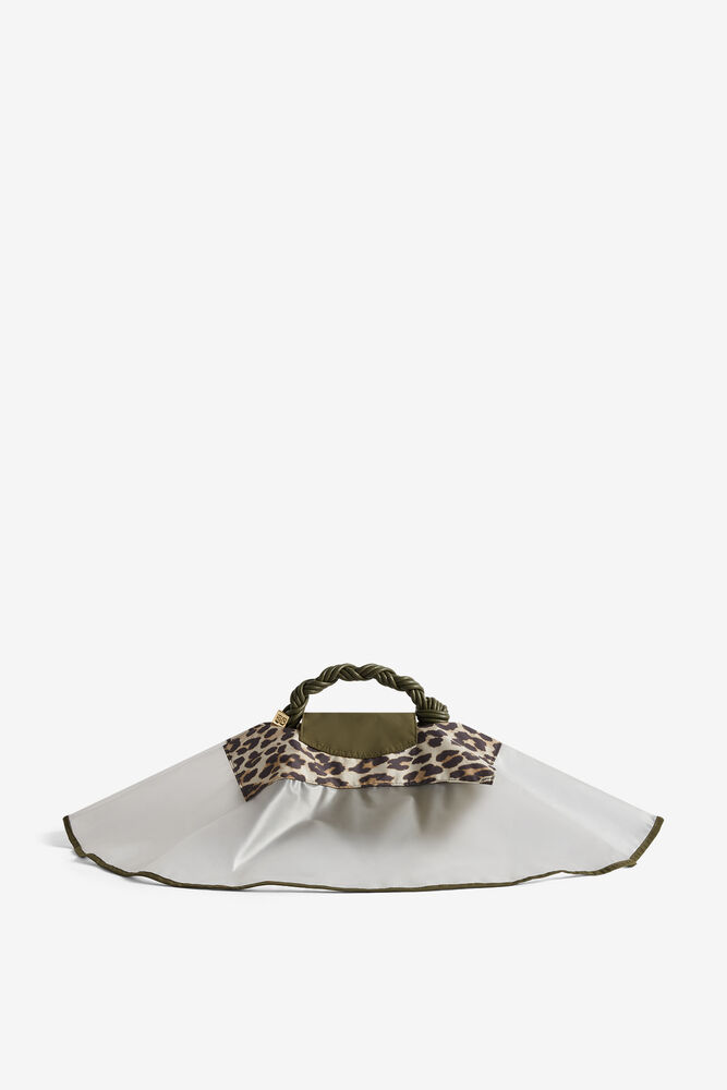 Water Resistant Bag Poncho, Almond Milk
