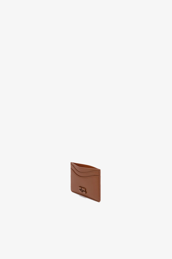 Bou Card Holder in Brown, Sorrel Horse