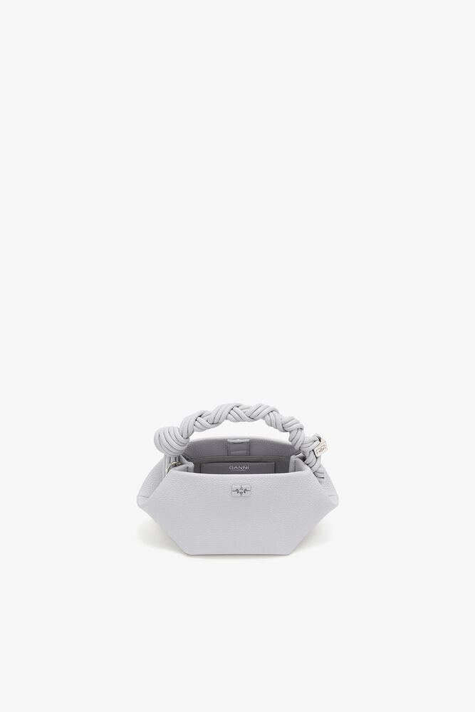 Mini Bou taske i grained grå, Quiet Gray