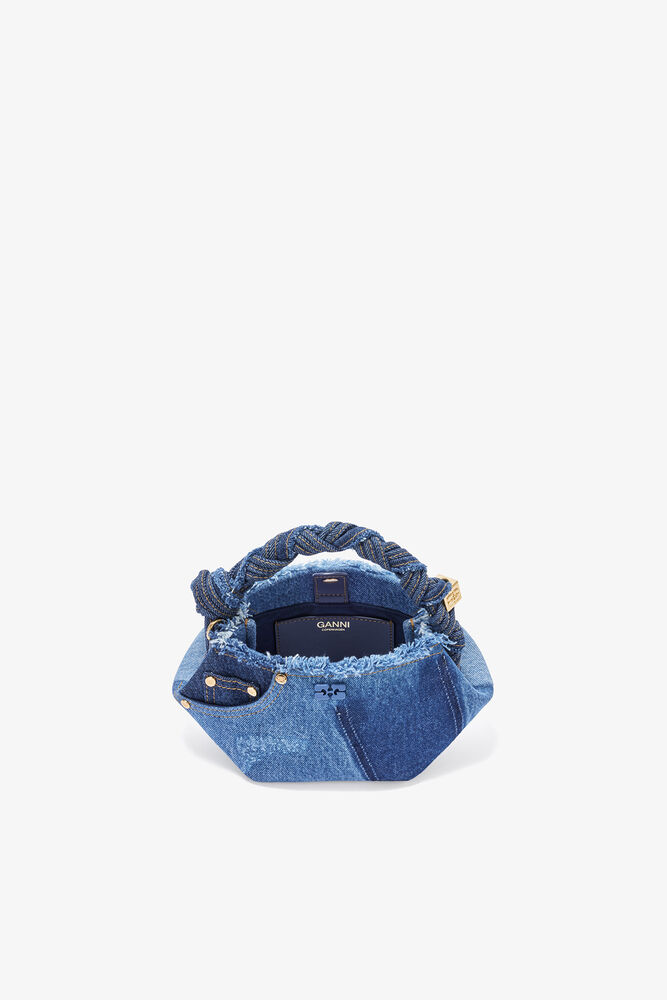 Mini Bou Bag in Denim, Mid Blue Vintage