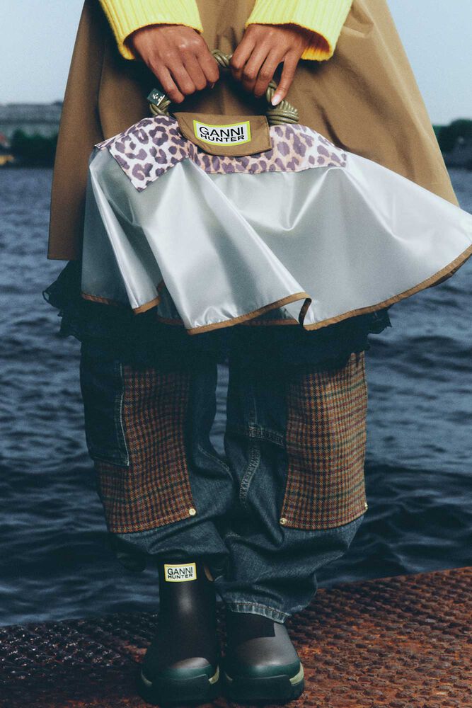Poncho für Taschen aus wasserfestem Material, Almond Milk