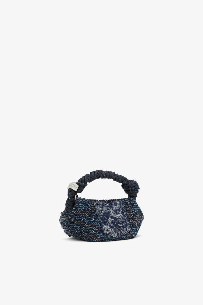 Mini Bou Bag in Denim, Rinse