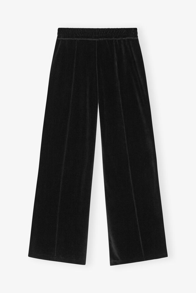 Bukser i kraftig velour, Black