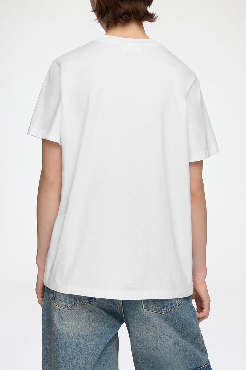T-shirt with Minnie Mouse & Daisy Duck, Organic Cotton, in colour Bright White - 3 - GANNI