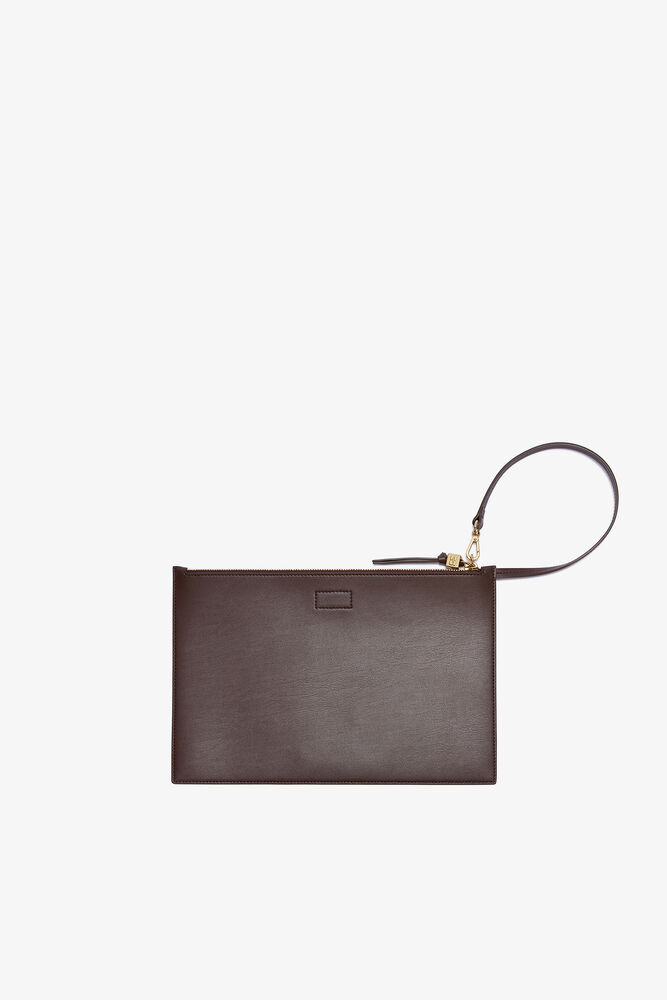 Bou Flat Pouch with Western Boot, Chicory Coffee