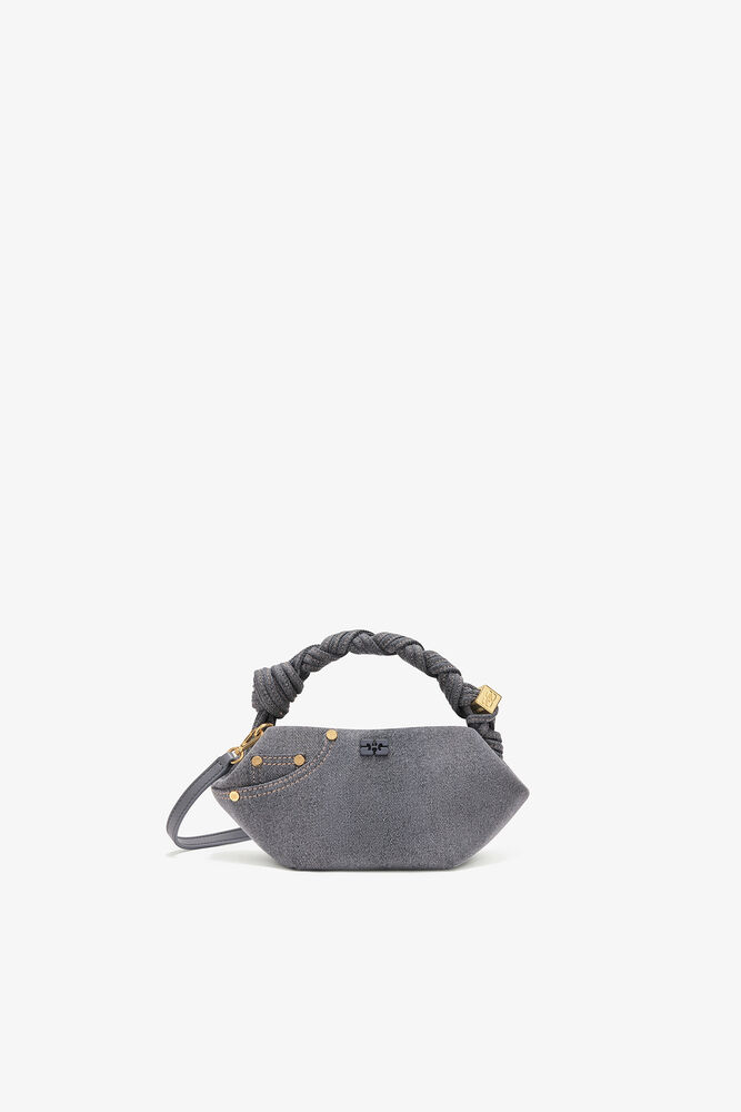 Mini Bou Bag in Denim, Lava Smoke
