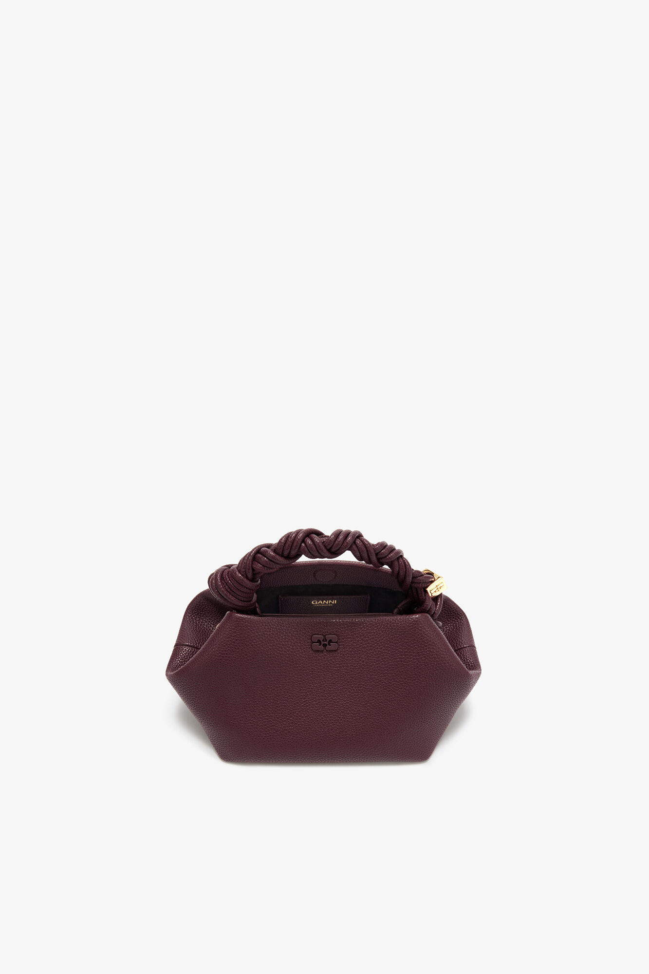 GANNI Small Bou Bag – Hexagonal Hand-Braided Icon | GANNI US