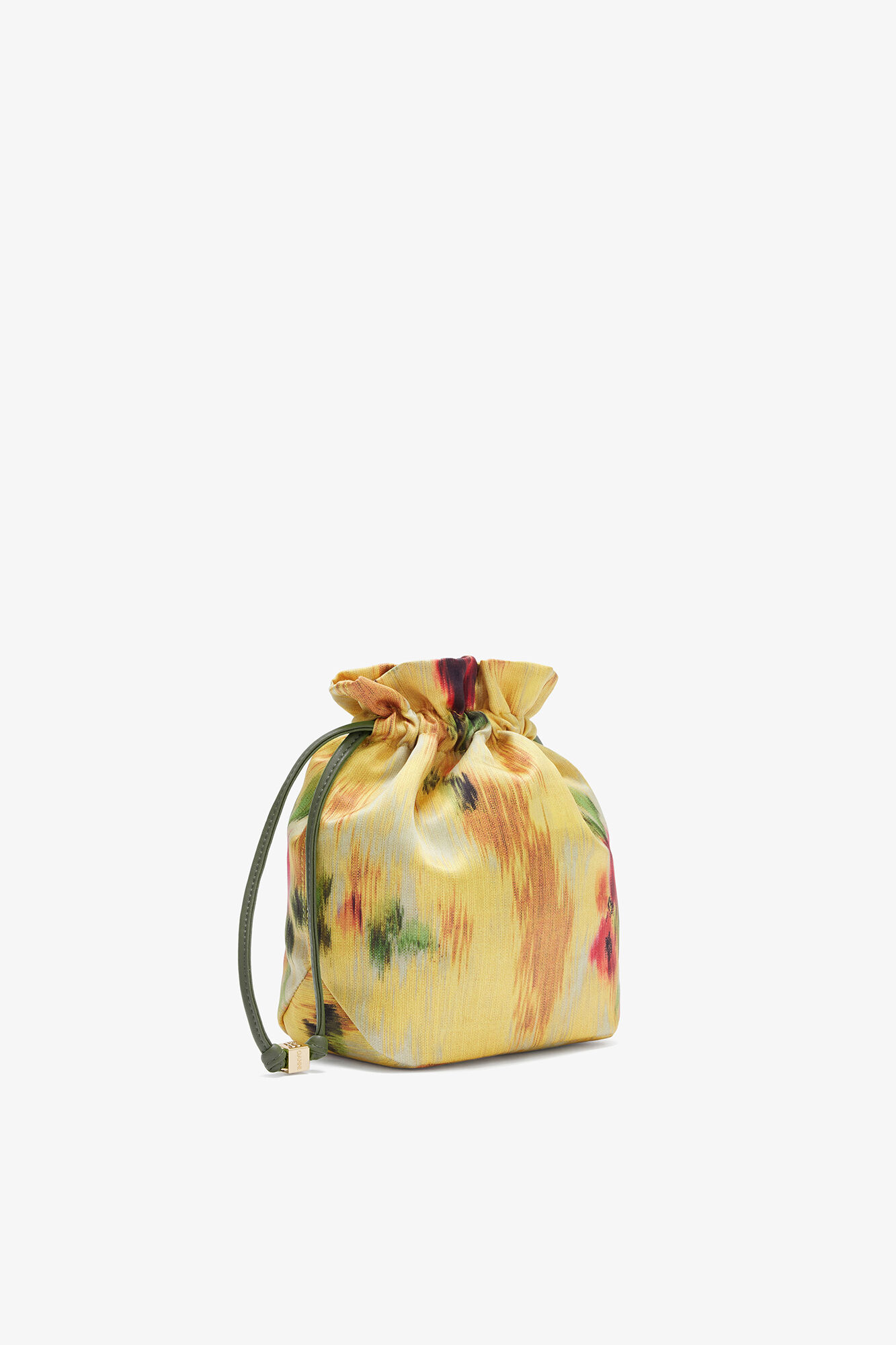 Pouch in Printed Taffeta, Recycled Polyester, in colour Aurora - 2 - GANNI